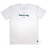 Bateau Bay Beach, Central Coast NSW T Shirt, White 100% Cotton, Front