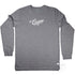 Coogee Beach Sydney, Graphic Long Sleeve Tee, Front, Grey Marle