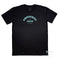 Crescent Head Men’s Graphic T Shirt on Australian Cotton, Black, Front