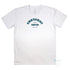 Crescent Head Men’s Graphic T Shirt on Australian Cotton, White, Front