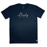 Glenelg Beach Adelaide Graphic Tee, Cotton, Front, Navy
