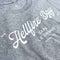 Hellfire Bay WA Graphic T Shirt, Classic Unisex Fit, Grey Marle, Front, Close Up