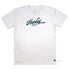Graphic Tee with Henley Beach typographic design, front, White