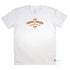 Mindil Beach, NT, Graphic tee on 100% Cotton, White, Unisex Fit, showing the front of the tee, laid flat