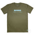Noosa Main Beach Graphic Tee, Front, Khaki