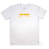 Noosa Main Beach Graphic Tee, Front, White