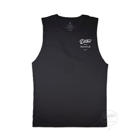 The Deep See, Women’s Graphic Muscle Tank, Flat Lay, Black, Front