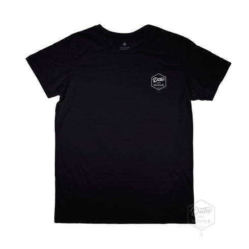 Youth Graphic Type T Shirt on Australian Cotton, Black, Front