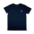 Youth Graphic Type T Shirt on Australian Cotton, Navy, Front, Duke & Hustle Pocket Logo