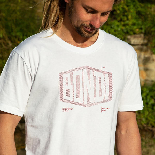 Men’s Graphic T Shirt celebrating Bondi Beach, NSW, Australia