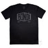 Bondi Beach Men’s Graphic T Shirt on Australian Cotton, Black, Front