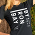 Women’s Graphic T Shirt celebrating Byron Bay Beach, NSW, Australia