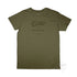 Kids’ Duke and Hustle Logo T Shirt on Australian Cotton, Khaki, Front