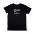 Kids’ Duke and Hustle Logo T Shirt on Australian Cotton, Black, Front