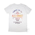 The Early Riser, Women’s Graphic T Shirt, Flat Lay, White, Back