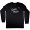 Green Patch Jervis Bay Design, Long Sleeve Tee, Black, Front