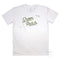 Green Patch Jervis Bay Design, Men’s Unisex Cotton T Shirt, White, Front