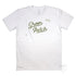 Green Patch Jervis Bay Design, Men’s Unisex Cotton T Shirt, White, Front
