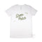 Green Patch Jervis Bay Design, Women’s Slim Fit T Shirt, White, Front