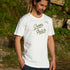 Men’s Graphic T Shirt Green Patch Jervis Bay, Australia, front, on model