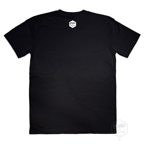 Green Patch Jervis Bay Design, Men’s Cotton T Shirt, Black, Back