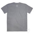Manly Beach Men’s Graphic T Shirt on Australian Cotton, Grey Marle, Back