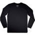 Byron Bay Long Sleeve Tee Design, Australian Cotton, Black, Back