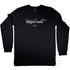 Mona Vale Graphic, Long Sleeve T Shirt, 100% Cotton, Black, Front