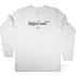 Mona Vale Graphic, Long Sleeve T Shirt, 100% Cotton, White, Front