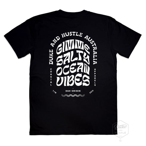 The Sound Appeal Men’s Graphic T Shirt on Australian Cotton, Black, Back