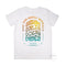 Salty Ocean Vibes, Youth Graphic T Shirt, White, Back