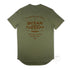 The Deep See, Men’s Graphic T Shirt on Australian Cotton, Khaki, Back