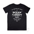 Youth Graphic Type T Shirt on Australian Cotton, Black, Back
