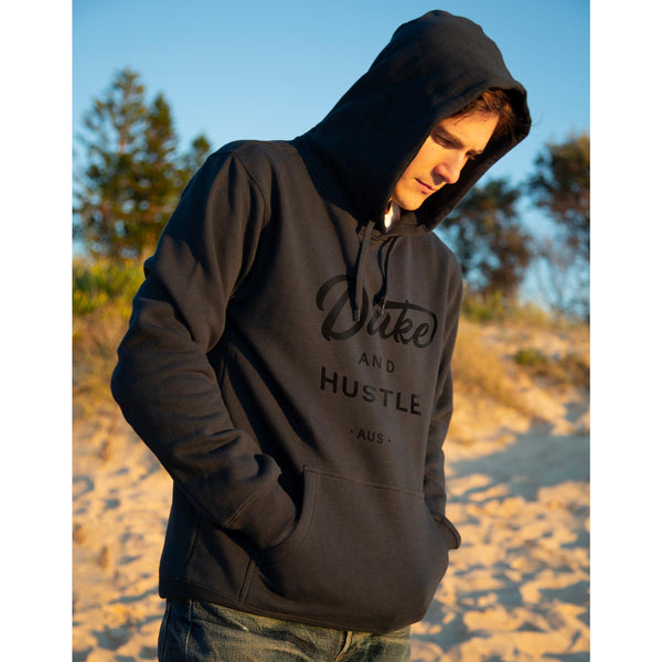 The Double Black, Unisex Fleece Hoodie