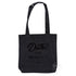 Black Premium Cotton Tote Bag with Black Vinyl Duke and Hustle Logo