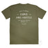 Type-themed design, The Zinc Element, Classic Fit Tee, in khaki, back