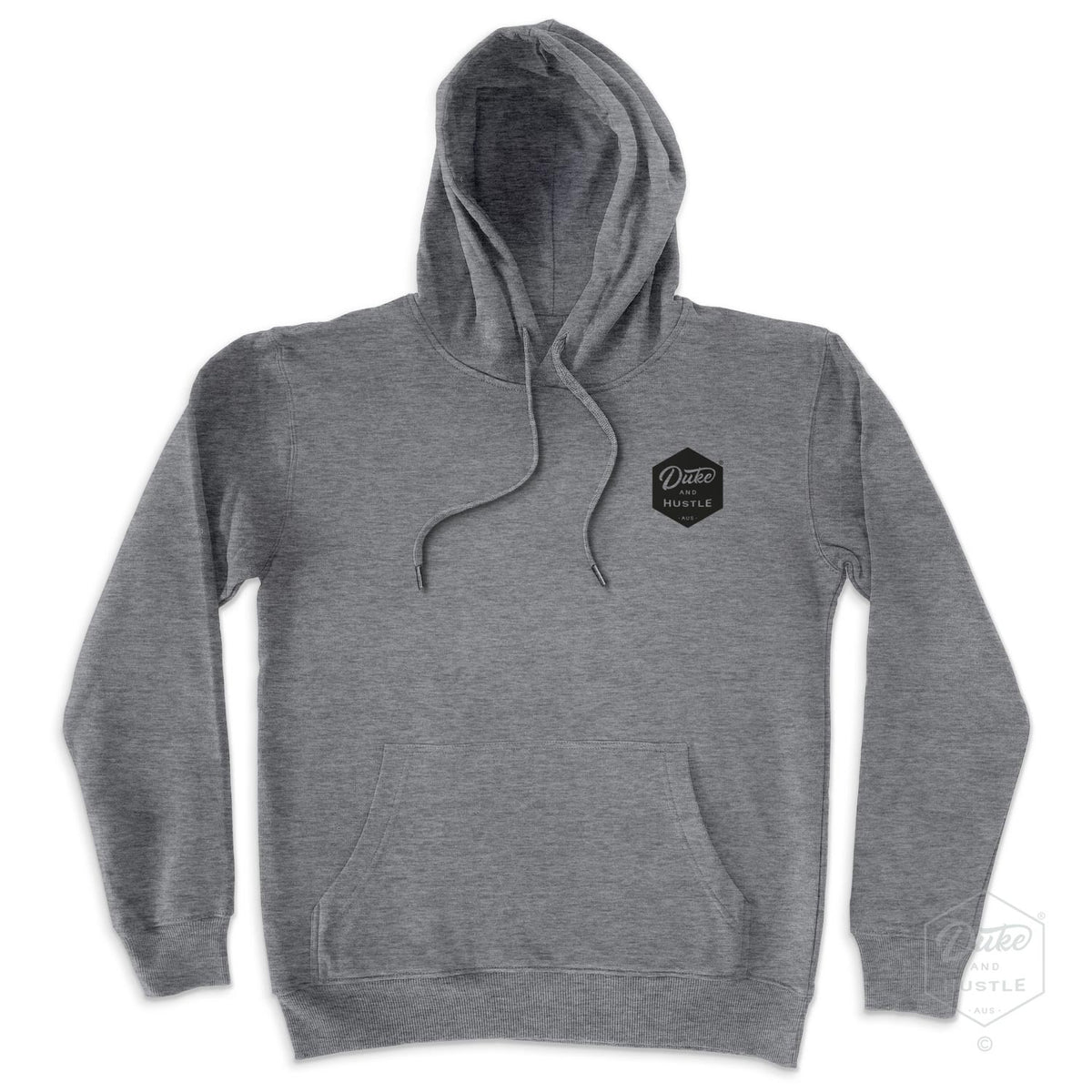 Unisex Pocket Logo Hoodie, The Six Sider | Duke & Hustle®